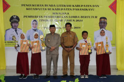 Siswi SD IT Wildan Waladun Sholeh yang Mewakili Sulawesi Barat Ketingkat Nasional Kejuaraan Lomba Be