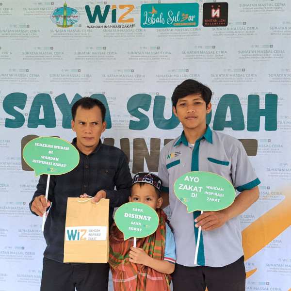 Warga Sambut Antusias Sunatan Massal WIZ dan Wahdah Islamiyah di Mamuju